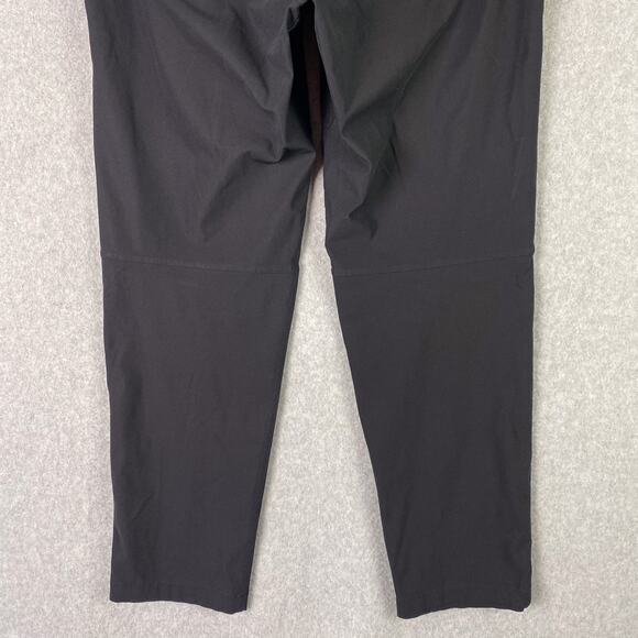 Lululemon Mens 34 ABC Slim Warpstreme in Black Performance Chino - Picture 7 of 9